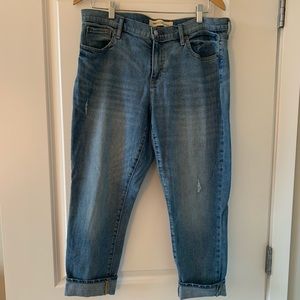 GAP Girlfriend Jeans lightly distressed 31 / 12